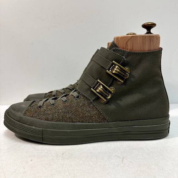 NWOT Nigel Cabourn x Converse Chuck 70 Hi 'Ivy Green' High Top Boot Sneaker 11 - Picture 2 of 14
